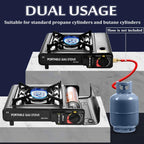 Portable Camping Gas Stove With Hard Carry Case
