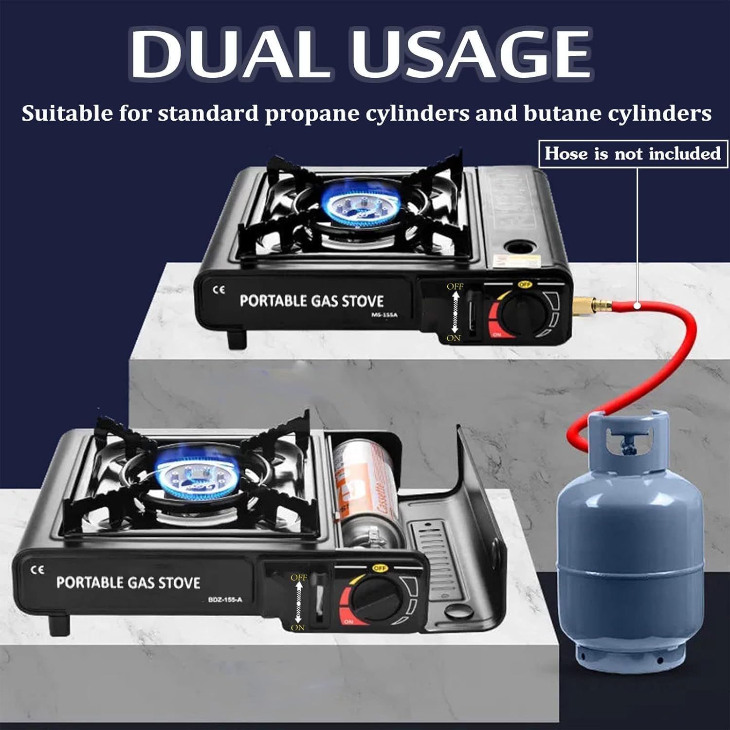 Portable Camping Gas Stove With Hard Carry Case