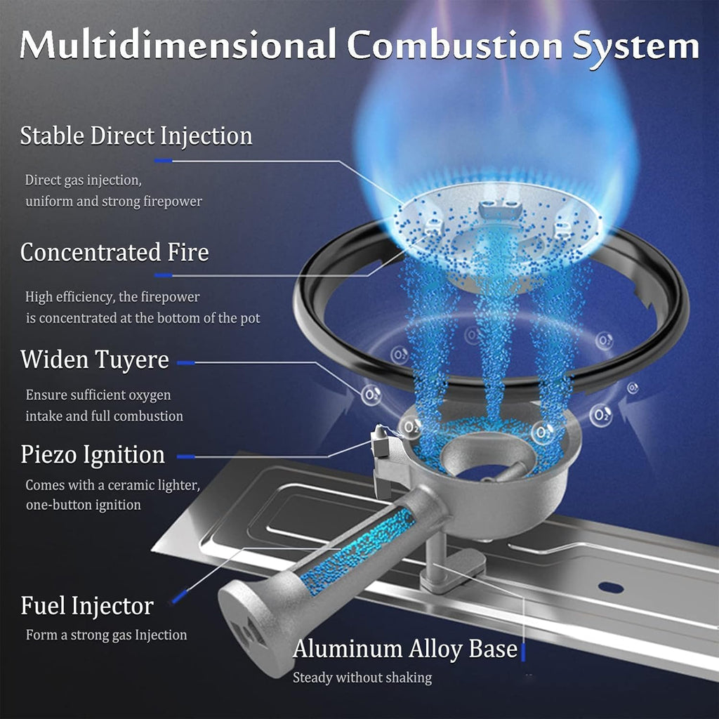 Portable Camping Gas Stove With Hard Carry Case