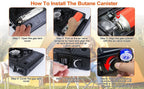 Portable Camping Gas Stove With Hard Carry Case