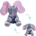 Interactive Animated Peek-A-Boo Elephant Plush – Flapping Ears & Singing Baby Toy
