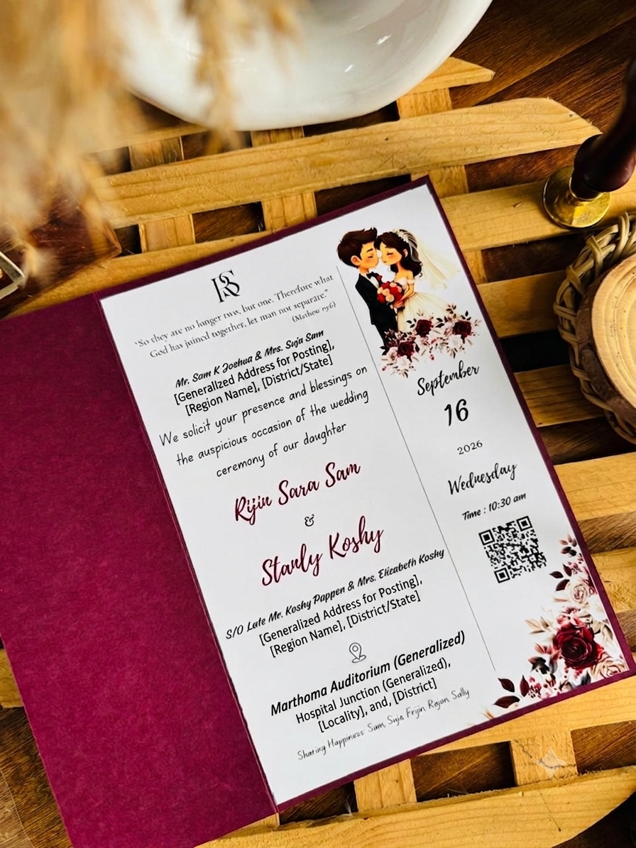 Wedding Invitation Card Model 1