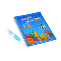 Water Coloring Book |Mess-Free Colouring Book|Reusable Notepad with Magical Pen| Educational Doodle Book for Kids, Return Gifts for Birthdays, Kids, Boys, Girls