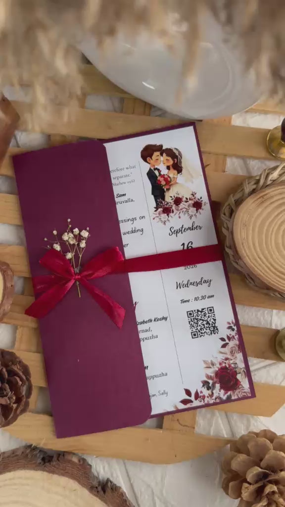 Wedding Invitation Card Model 1